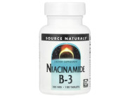 Niacinamide B-3, 100мг Source Naturals (100 вег капсул)