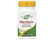 Riboflavin Vitamin B2 Nature's Way (100 вег капсул)