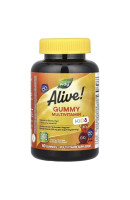 Alive! Children's Gummy Multivitamin, Gluten Free, Made with Pectin Nature's Way (60 таблеток)