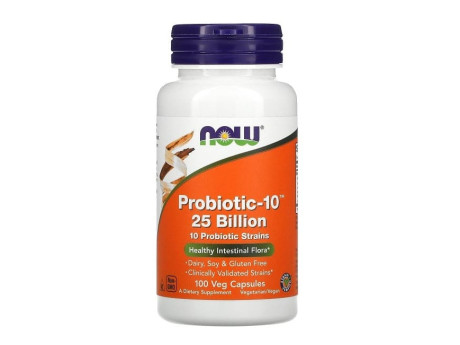 Probiotic-10 25 Billion NOW Foods (100 вег капсул)