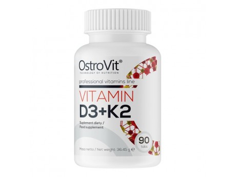 Витамины D3+K2 OSTROVIT (90 таблеток)