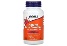 Natural Beta-Carotene 25000 IU NOW (90 капсул)
