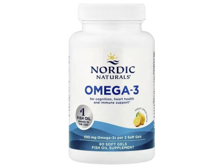 Omega-3 Nordic Naturals (60 капсул)