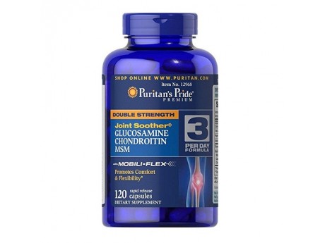 Double Strength Glucosamine, Chondroitin MSM (120 таблеток)