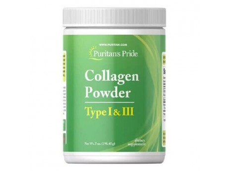 Collagen Powder 1 и 3 типа Puritan's Pride (198 грамм)