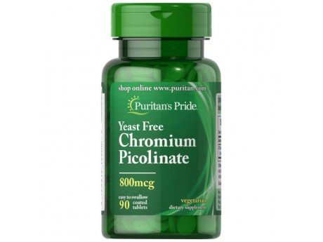 Chromium Picolinate 500 мкг Yeast Free (100 таблеток)