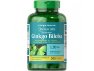 Ginkgo Biloba Standardized Extract 120 мг (200 капсул)