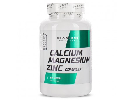Calcium Zinc Magnesium Progress Nutrition (90 таблеток)