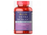 Витамины Ultra Woman Daily Multi Iron Free Puritan's Pride 