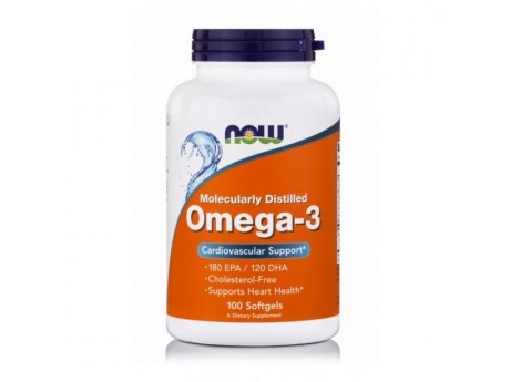 Omega-3 1000 mg Now Foods (100 капсул)