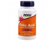 Folic Acid и B12 800 мкг Now Foods (250 таблеток)