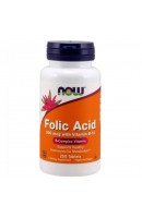 Folic Acid і B12 800 мкг Now Foods (250 таблеток)