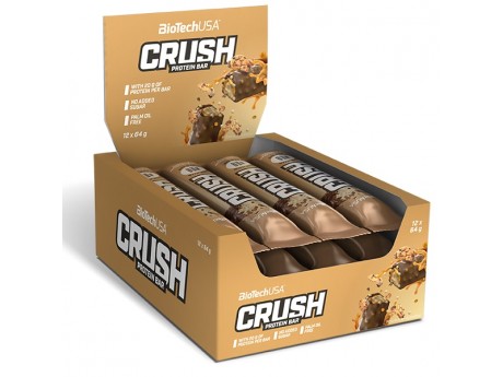 Упаковка батончиков Crush Bar BioTech USA (12 шт)