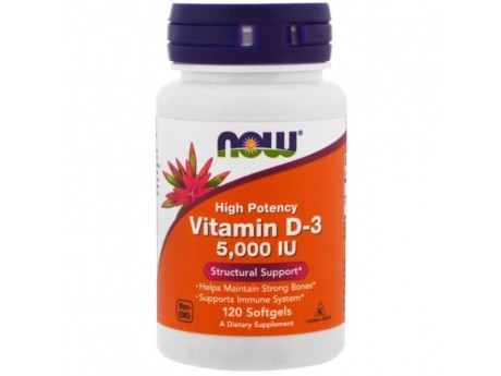Vitamin D3 5000 IU Now Foods 