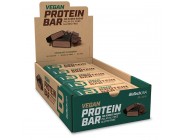 Упаковка Батончиков Vegan Bar BioTech USA (20 шт)