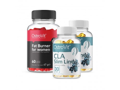 Акция тройной удар: Жиросжигатель L CARNITINE + GREEN TEA + CLA 