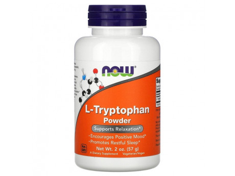 L-Tryptophan Powder NOW Foods (57 грамів)