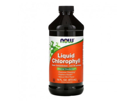 Рідкий хлороффілл NOW Liquid Chlorophyll (473 мл)