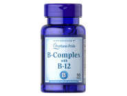 Vitamin B-Complex and Vitamin B-12 Puritan's Pride (90 таблеток)