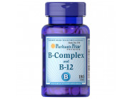 Vitamin B-Complex and Vitamin B-12 Puritan's Pride (180 таблеток)