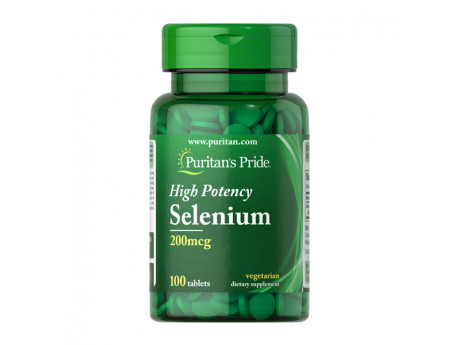 Selenium 200 мкг Puritan's Pride (100 таблеток)