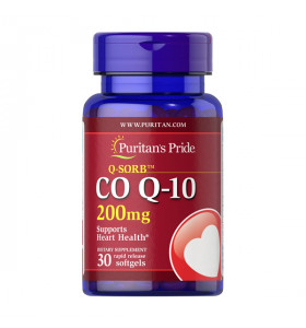 Q-Sorb Co Q-10 200 мг Puritan's Pride (30 капсул)