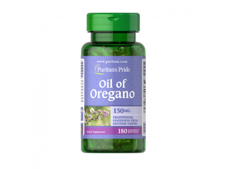 Oil of Oregano Extract 1500 мг Puritan's Pride (180 капсул)