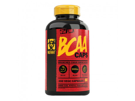 BCAA Caps Mutant (200 капсул)
