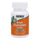 Iron Complex Caps Glycinate NOW (100 вег капсул)