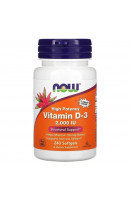 Vitamin D3 2000 IU NOW (240 капсул)