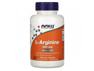 L-Arginine 500 mg NOW Foods (100 вег капсул)