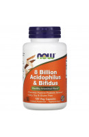 8 Billion Acidophilus Bifidus NOW (120 вег капсул)