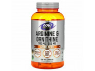 L-Arginine & Ornithine NOW (250 вег капсул)