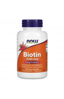 Biotin 5000 мкг NOW (60 вег капсул)