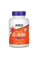Vitamin C-500 Chewable NOW (100 таблеток)