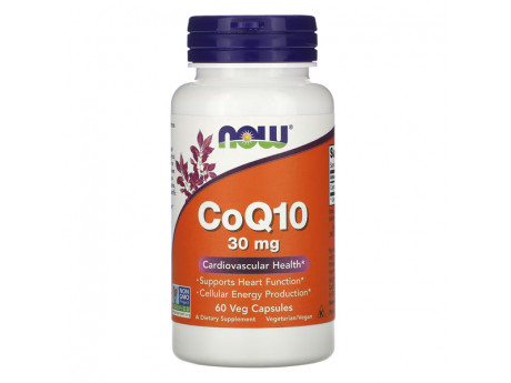 CoQ10 60 mg NOW (60 капсул)