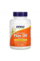 Flax Oil 1000 мг NOW (120 вег капсул)