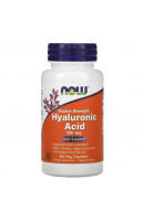 Hyaluronic Acid 100 мг 2x Plus NOW (60 вег капсул)