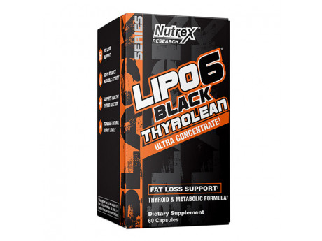 Lipo 6 Black Thyrolean Nutrex (60 капсул)
