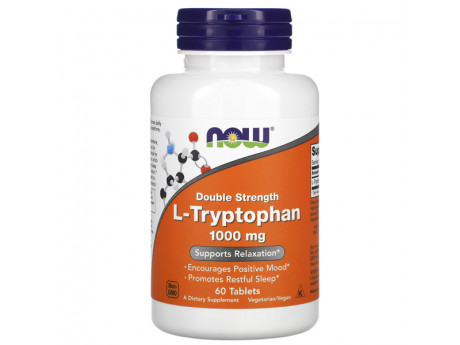 L-Tryptophan 1000 мг NOW (60 таблеток)