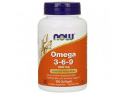 Omega 3-6-9 1000 мг Now Foods (100 капсул)