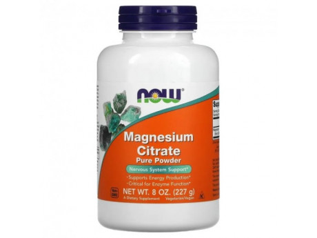  Magnesium Citrate Powder NOW (227 грамів)