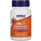 MK-7 Vitamin K-2 Extra Strength 300 мкг NOW (60 веган кап)