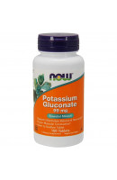 Potassium Gluconate 99 мг NOW (100 таблеток)