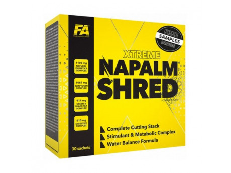 Жироспалювач Napalm Shred Fitness Authority (30 пакетиков)