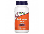 Hyaluronic Acid 50 мг with MSM NOW (60 вег капсул)