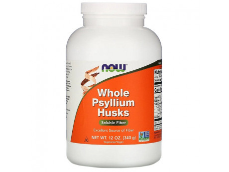 Organic Psyllium Husk Powder NOW (340 грамів)