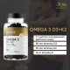 Omega 3 D3+K2 Ostrovit (90 капсул)