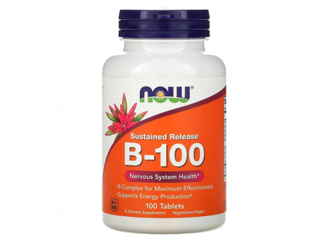 VItamin B-100 S.R. NOW (100 таблеток)