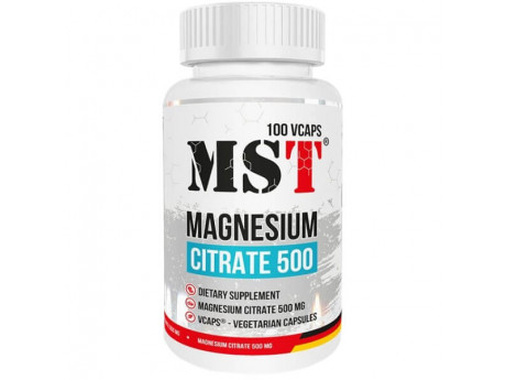 Magnesium Citrate 500 мг MST (100 капсул)